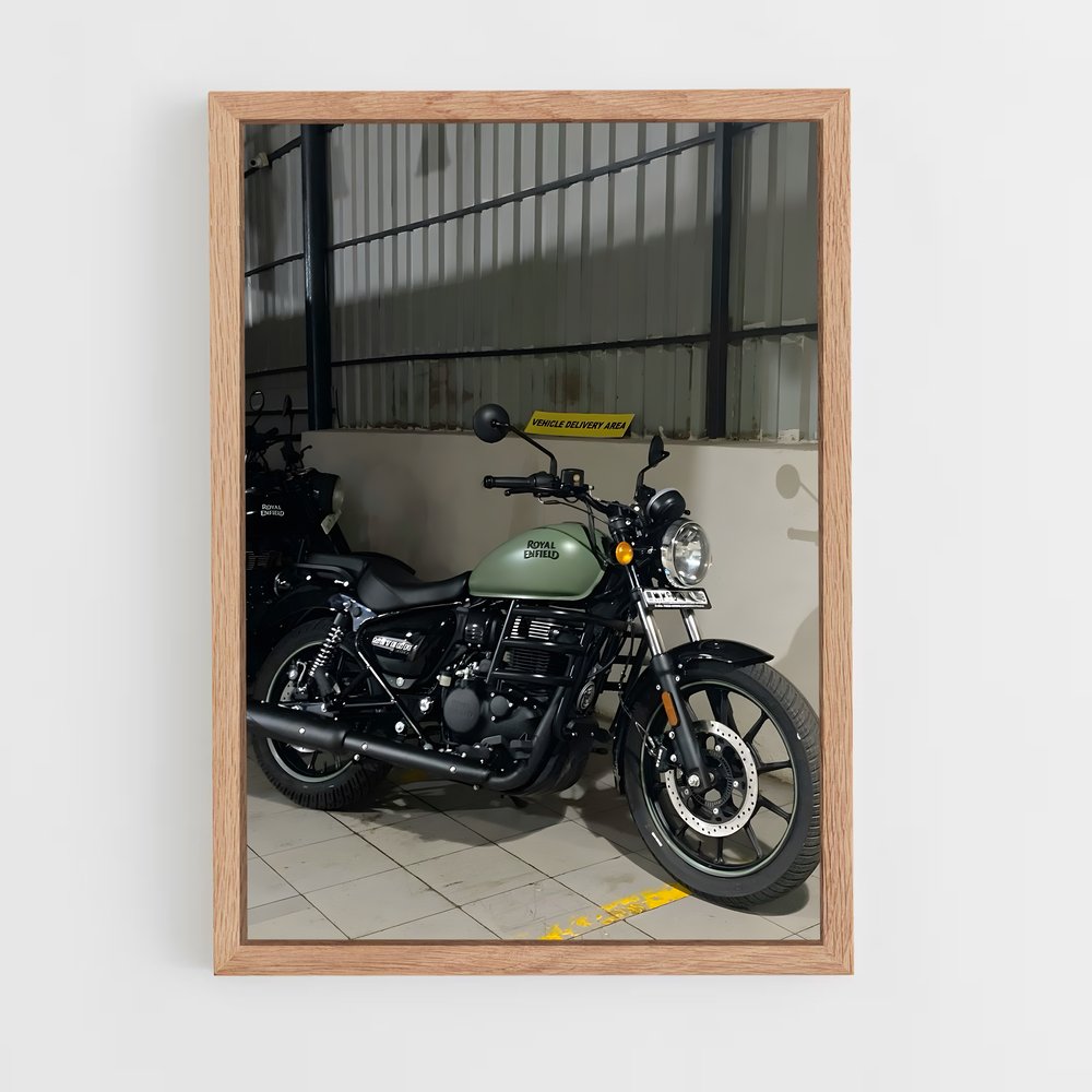 Poster Météore Éblouissant – affiche Royal Enfield (vue 4)